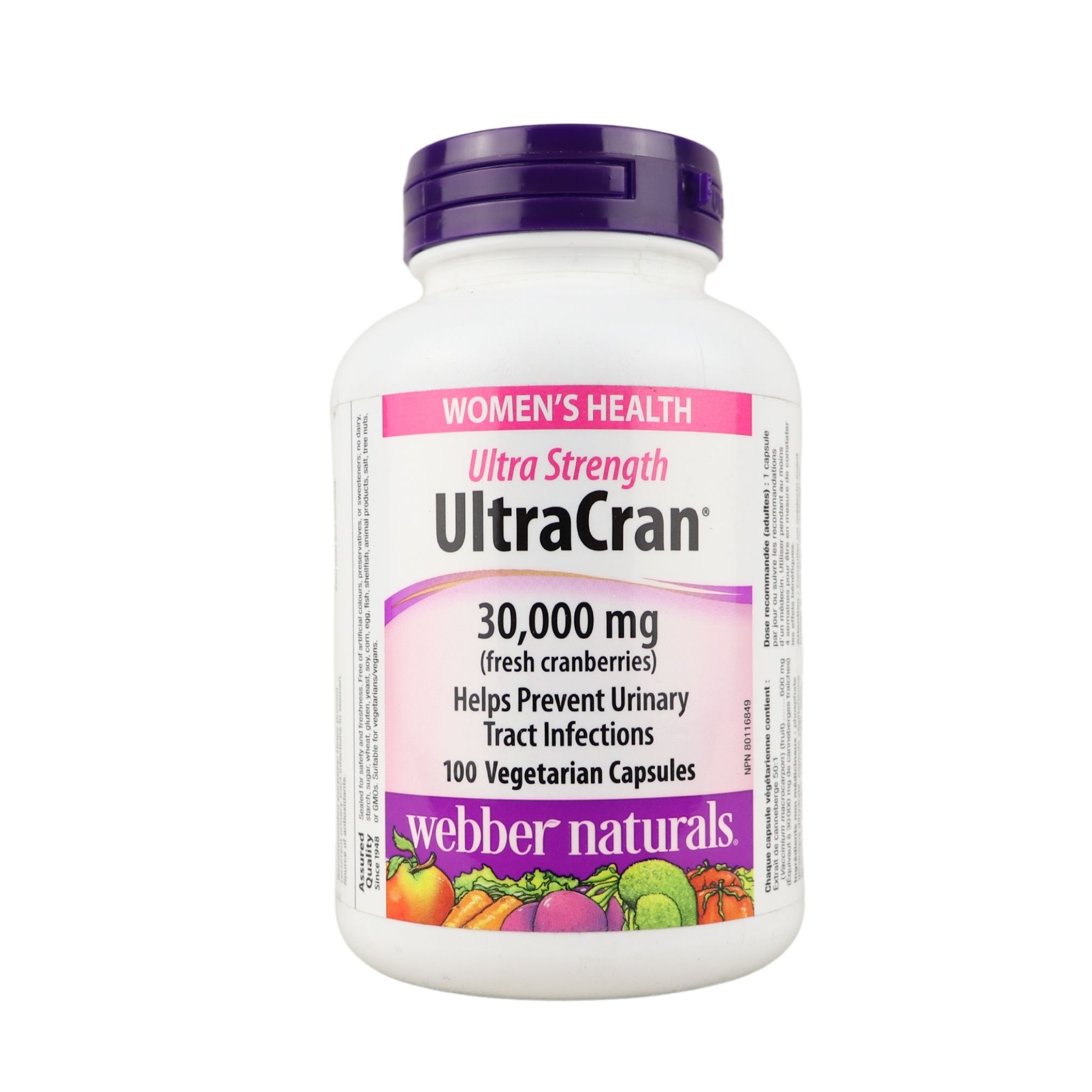 Webber Naturals Ultra Strength UltraCran 30000mg 100 capsules Webber Naturals Ultra Strength UltraCran 30000mg 100 capsules